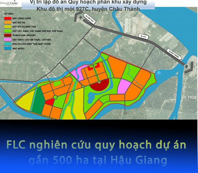  FLC nghiên cứu quy hoạch dự án gần 500ha tại Châu Thành Hậu Giang