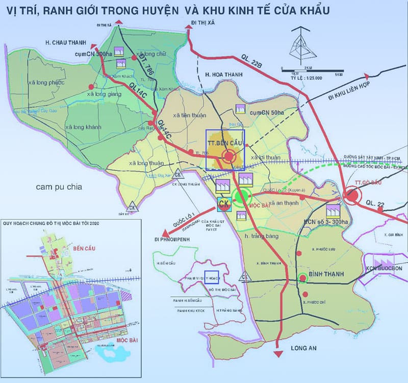 Quy hoạch xây dựng khu kinh tế cửa khẩu Mộc Bài đến năm 2045